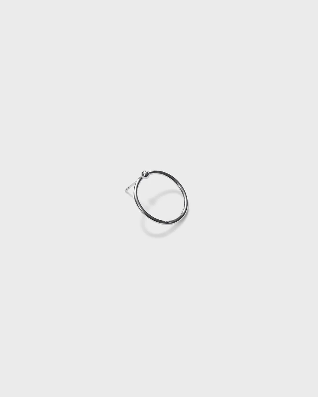 Amulet single earring silver left - Image 6
