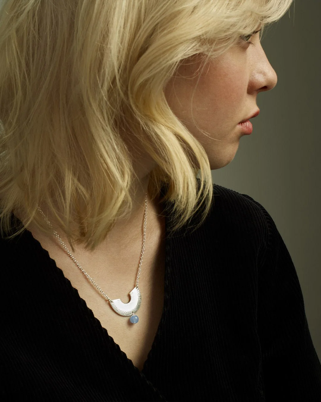 Arcs Necklace silver - Image 2