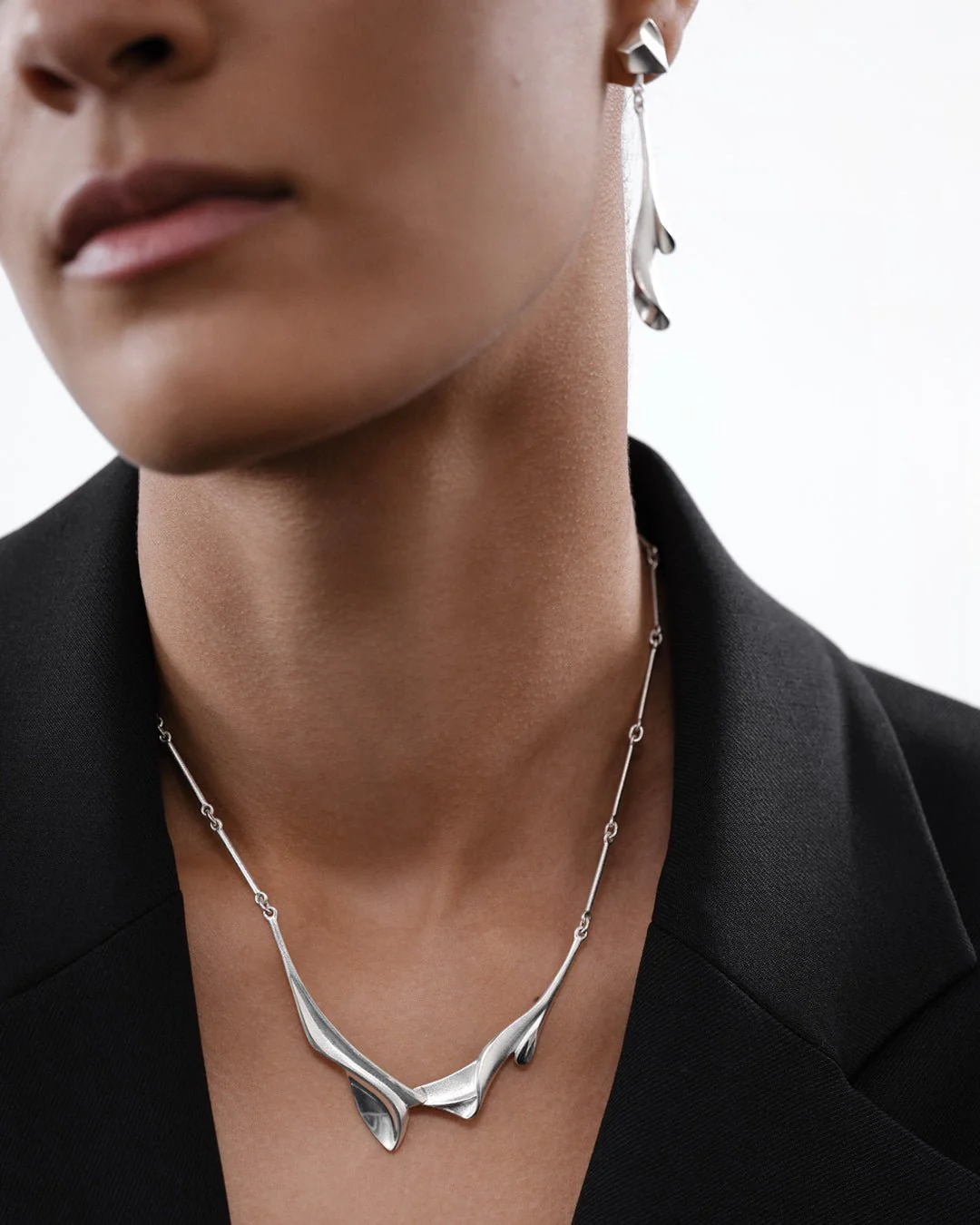Arieta Necklace silver - Image 3