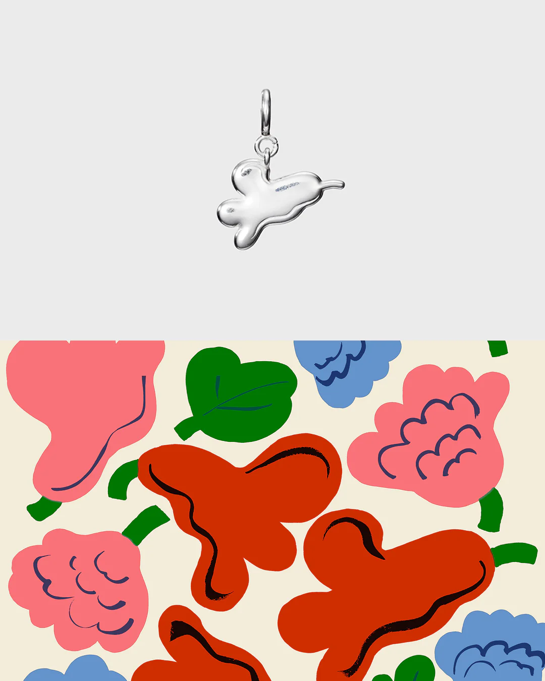 Kalevala x Marimekko Garden Kukasta kukkaan charm
 - Image 9