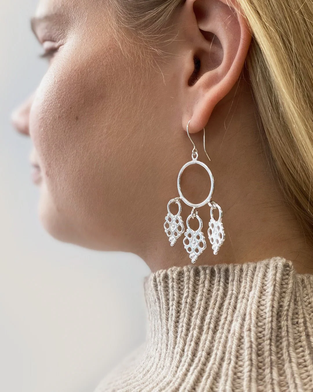 Jewelry from Lapland Earrings Silver - Image 2
