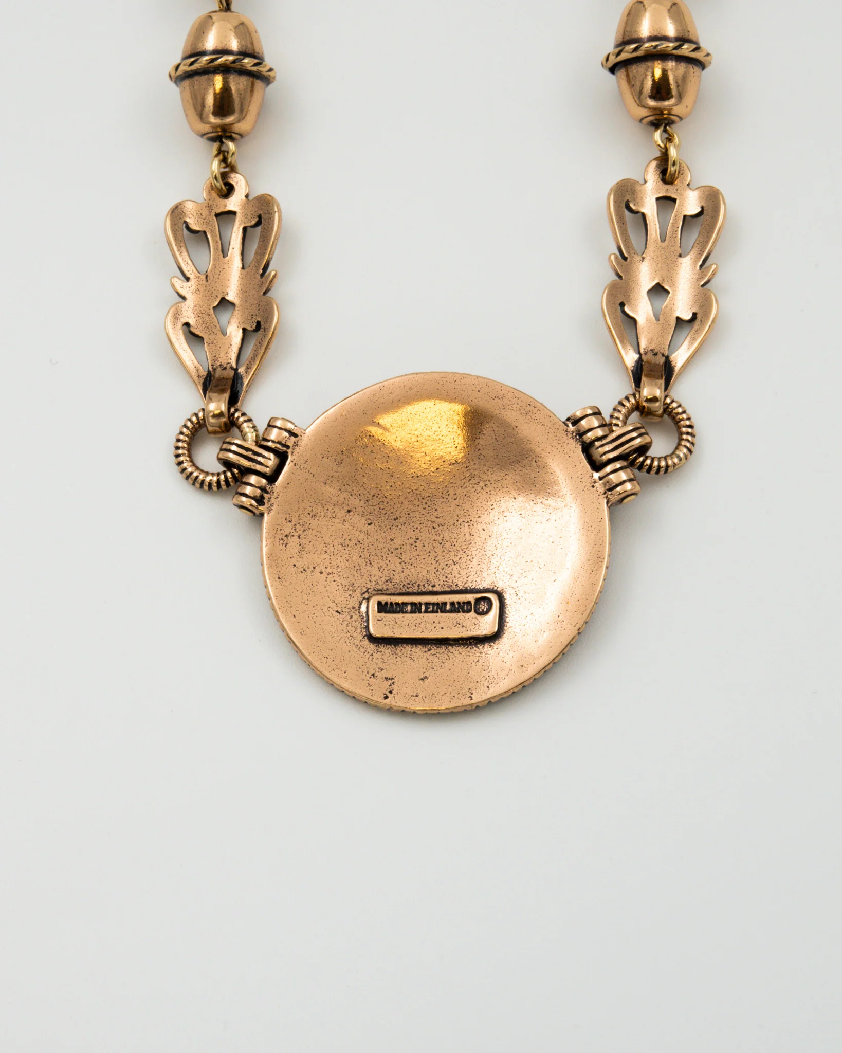 Kept Sun Lion necklace 45 cm large bronze - Image 3