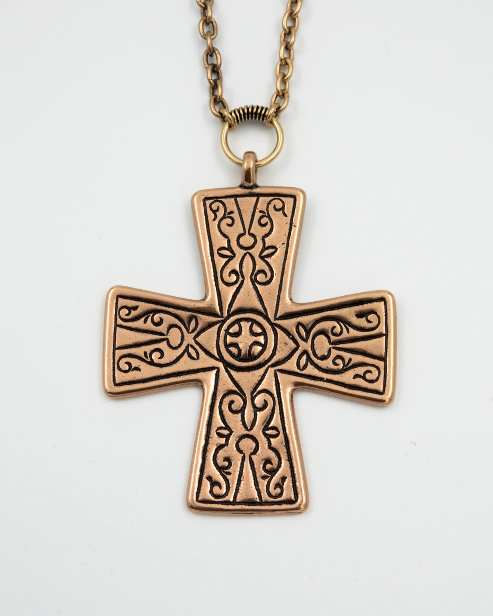 Held Haliko cross 70 cm bronze - Image 2