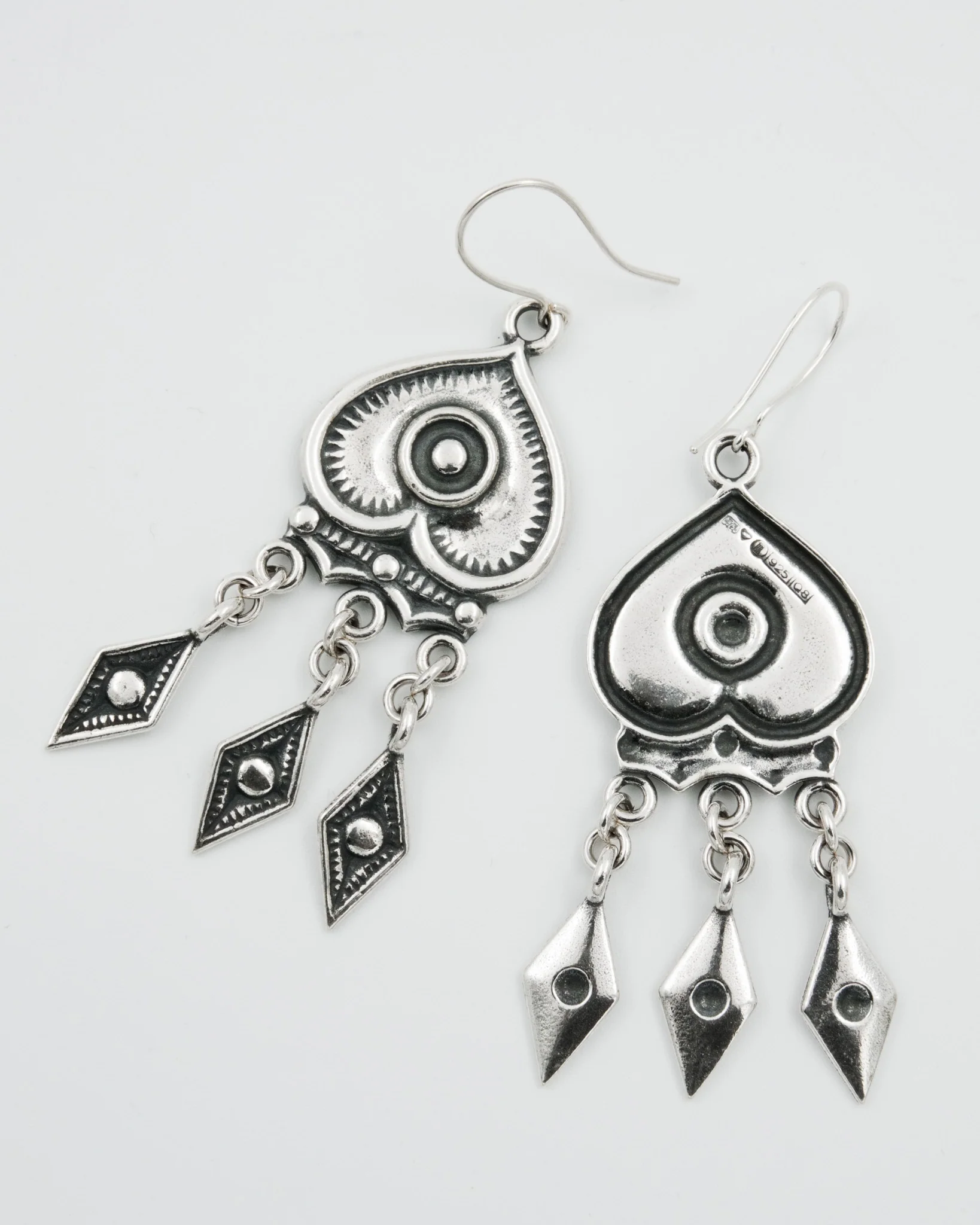 Kept Herttalehti earrings large silver - Image 2