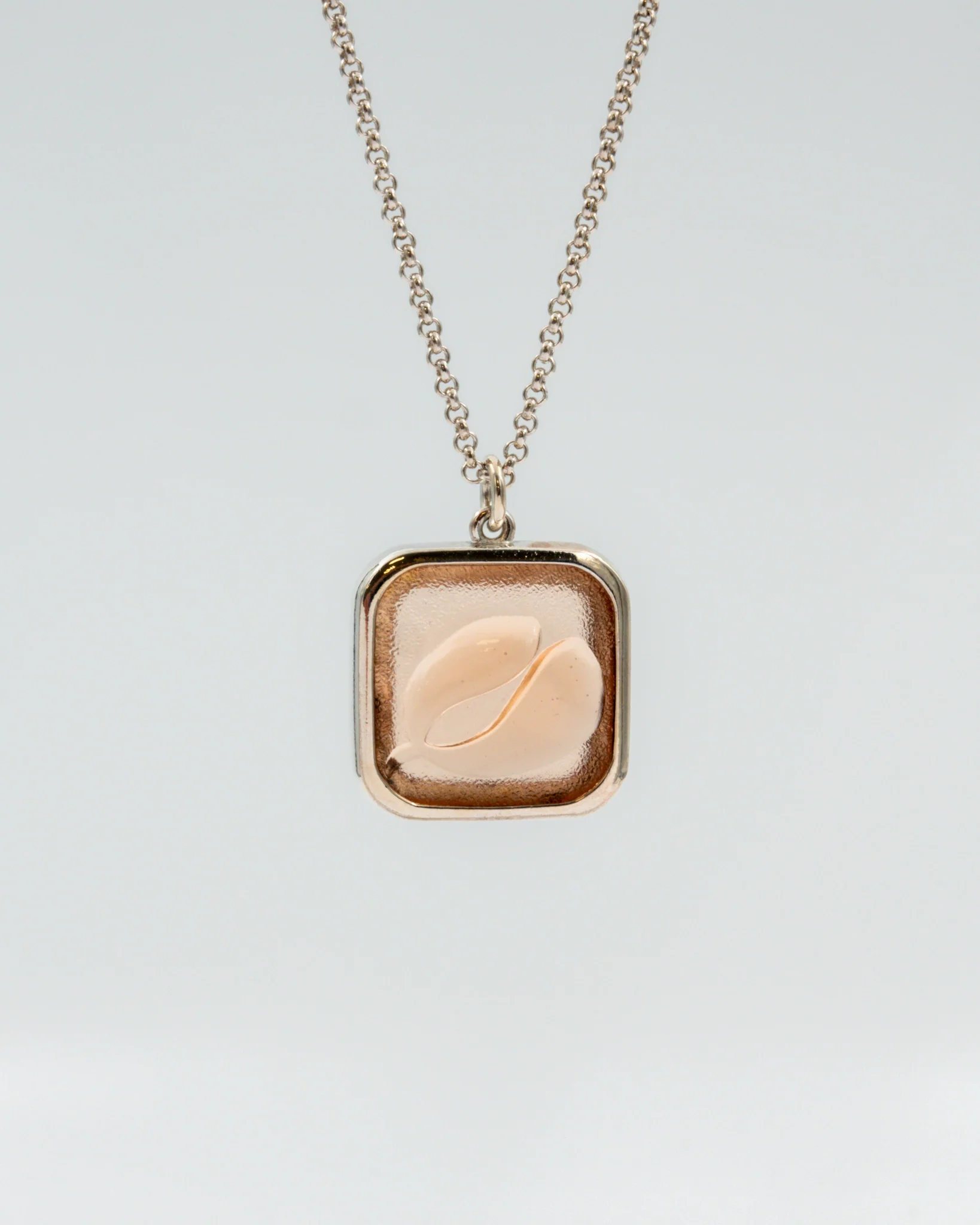 Kept Tales of Hoffmann pendant 50 cm silver pink