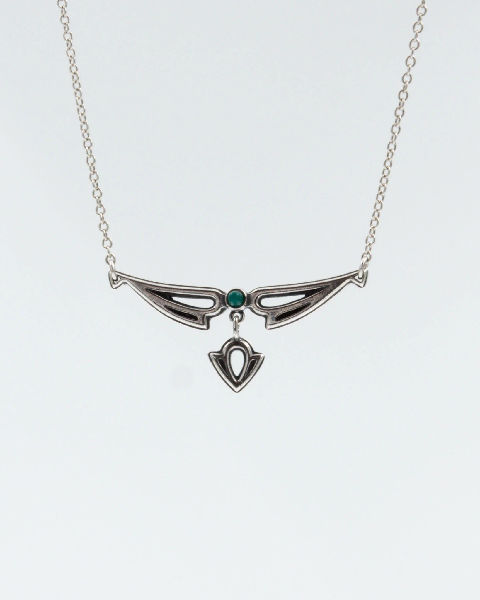 Held Illusion pendant 45 cm silver