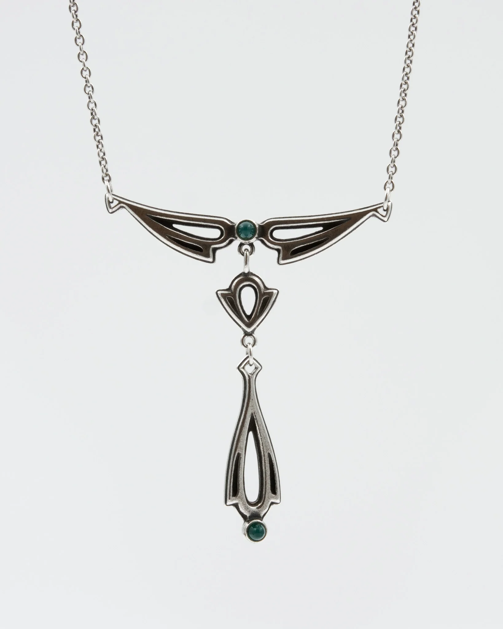 Kept Illusion pendant large 45 cm silver agate