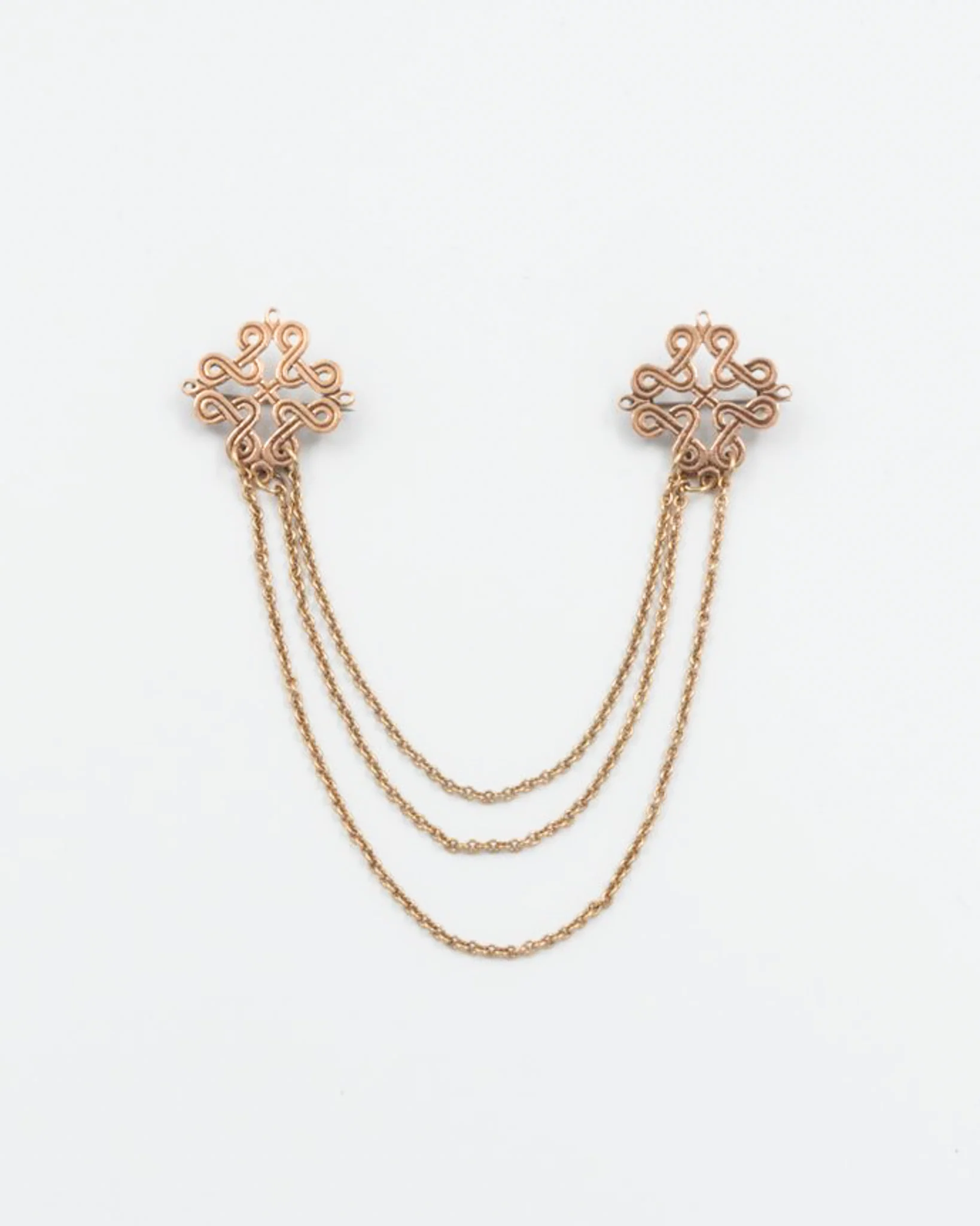 Kept Karelian ribbon braid necklace bronze