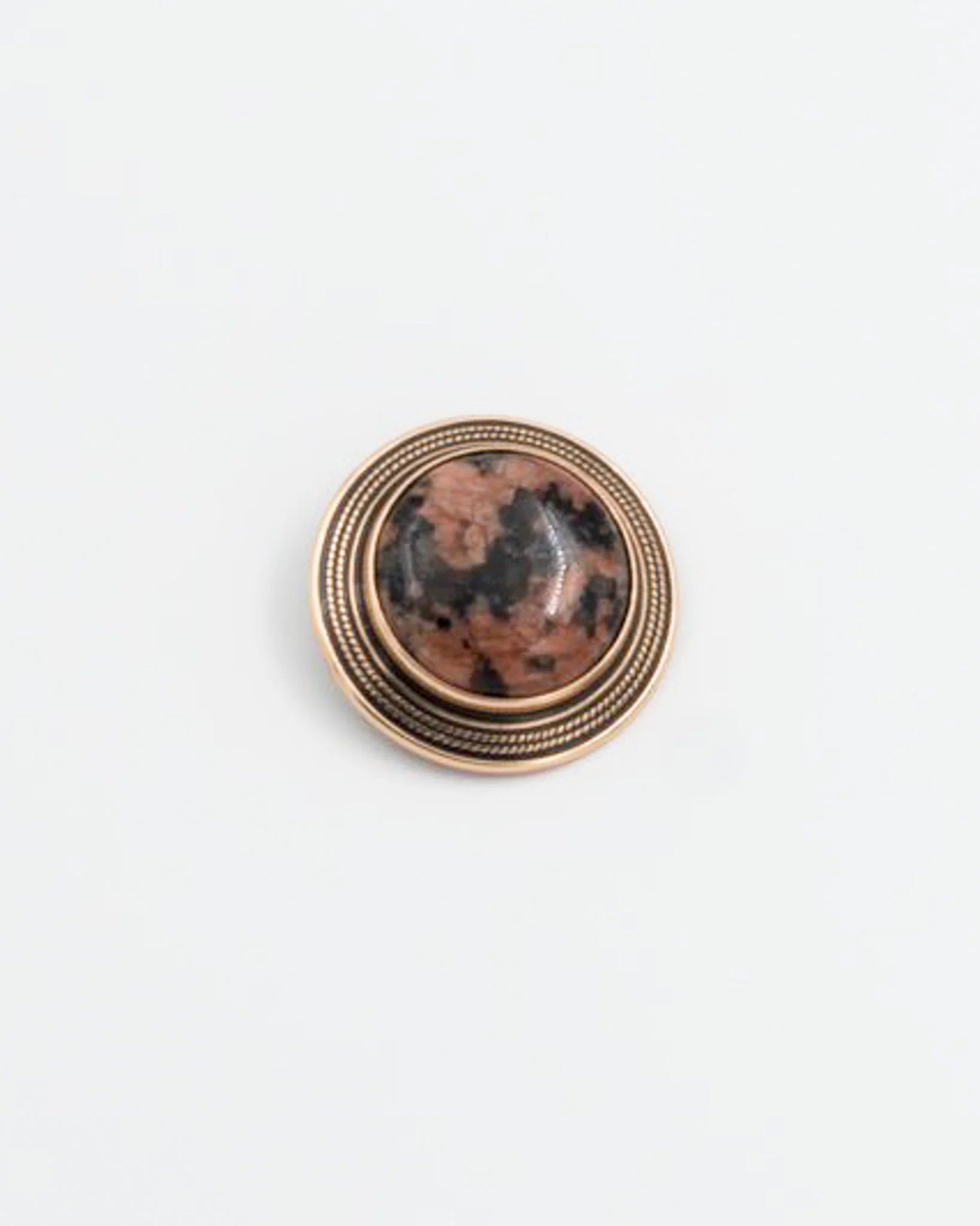 Held stone buckle bronze granite