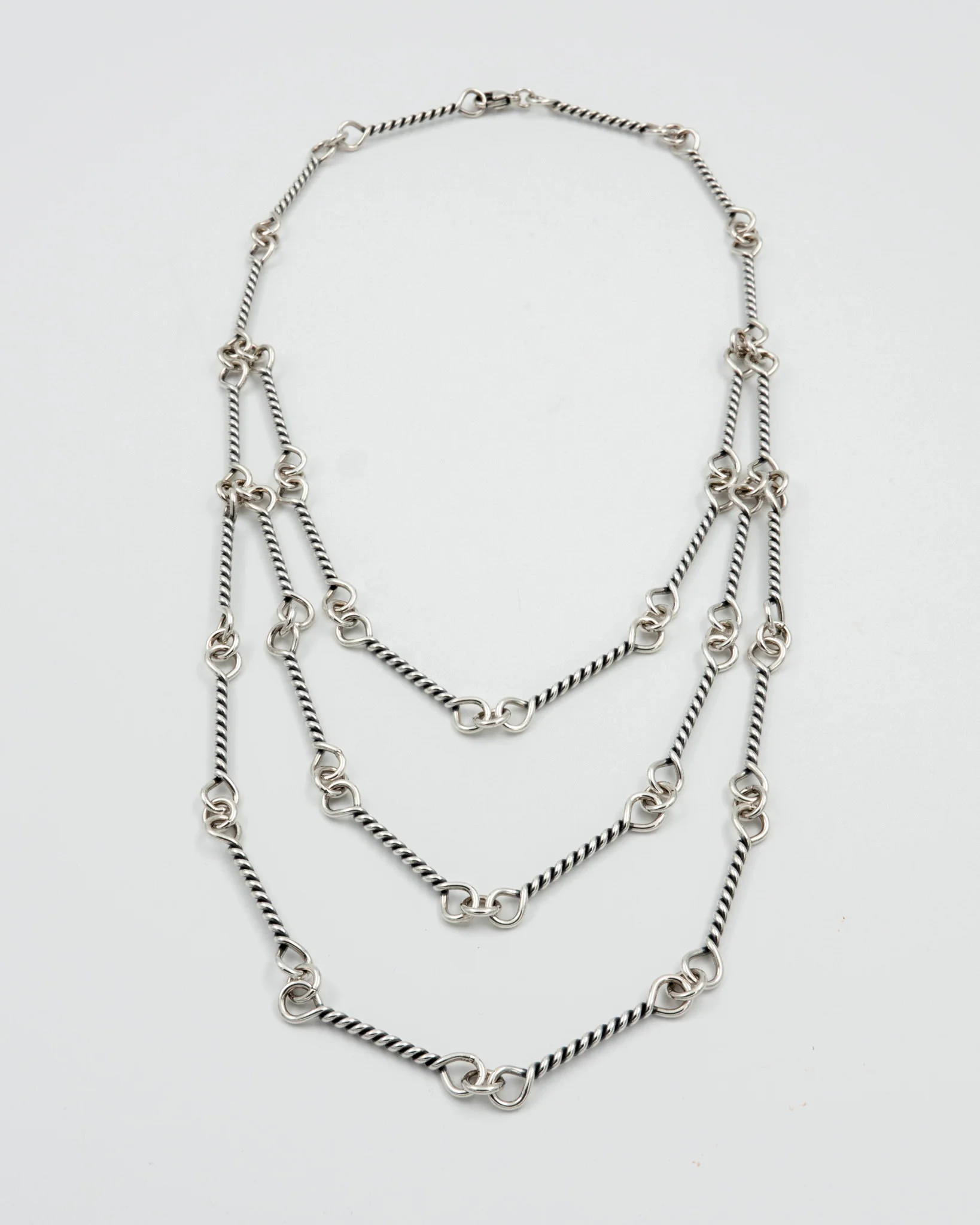 Kept Luistar bar chain 60 cm silver 3-row