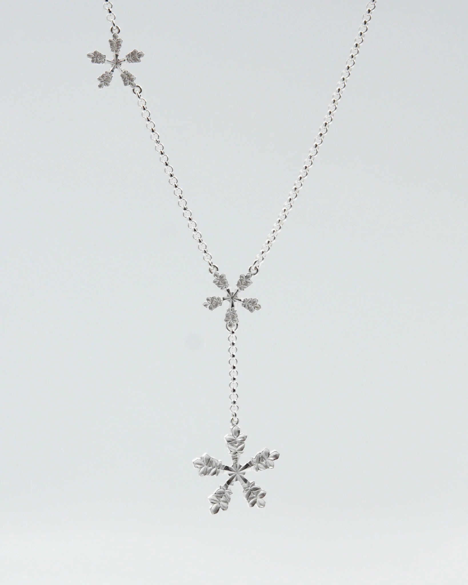 Held Snowflake necklace silver