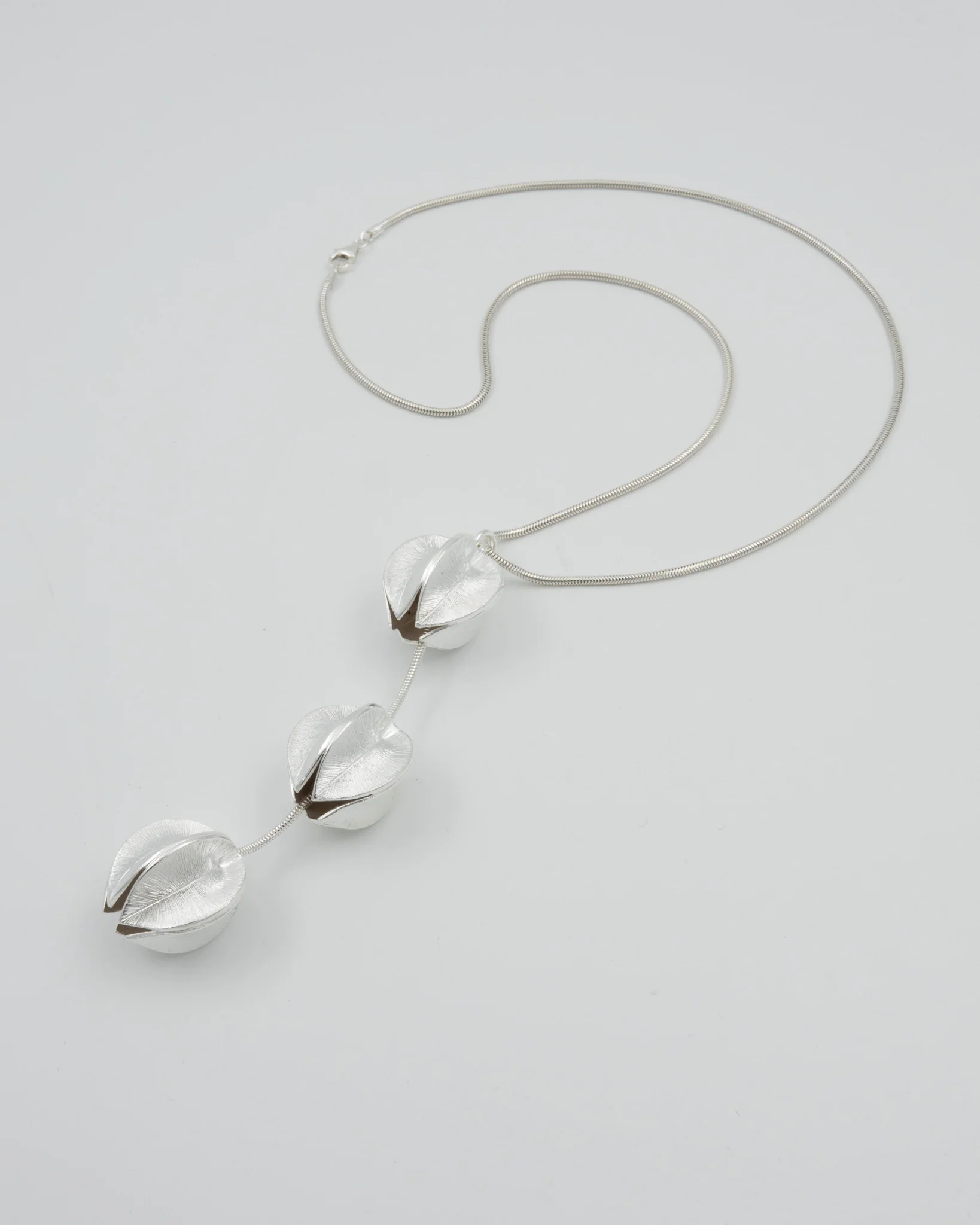 Held Snowflake pendant large 3-flower silver 50 cm - Image 2