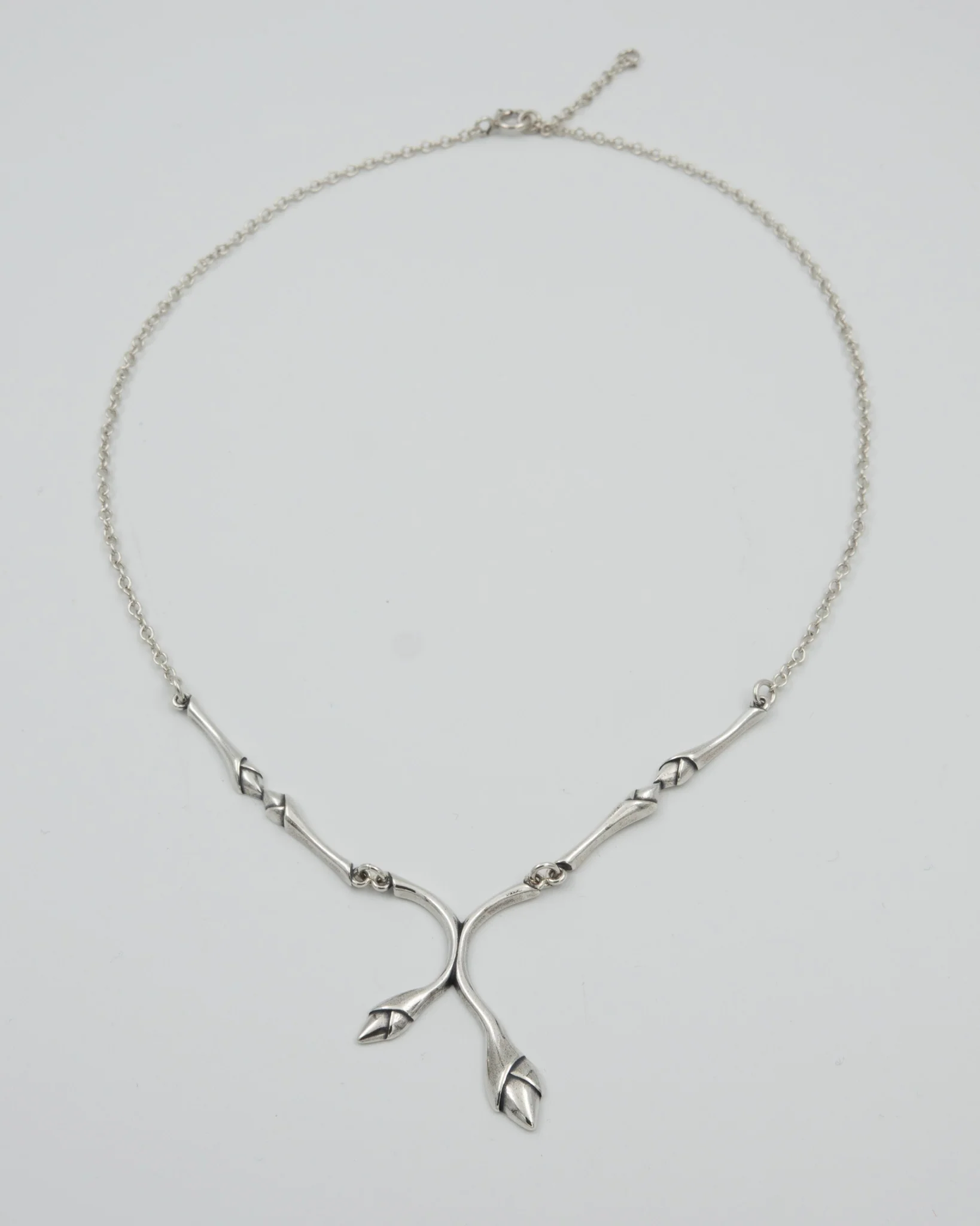 Kept Lumo necklace large 45 cm silver