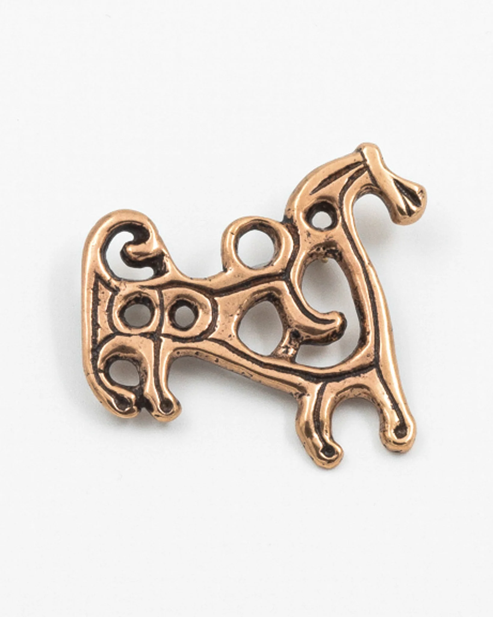 Kept Suomussalmi horse brooch bronze