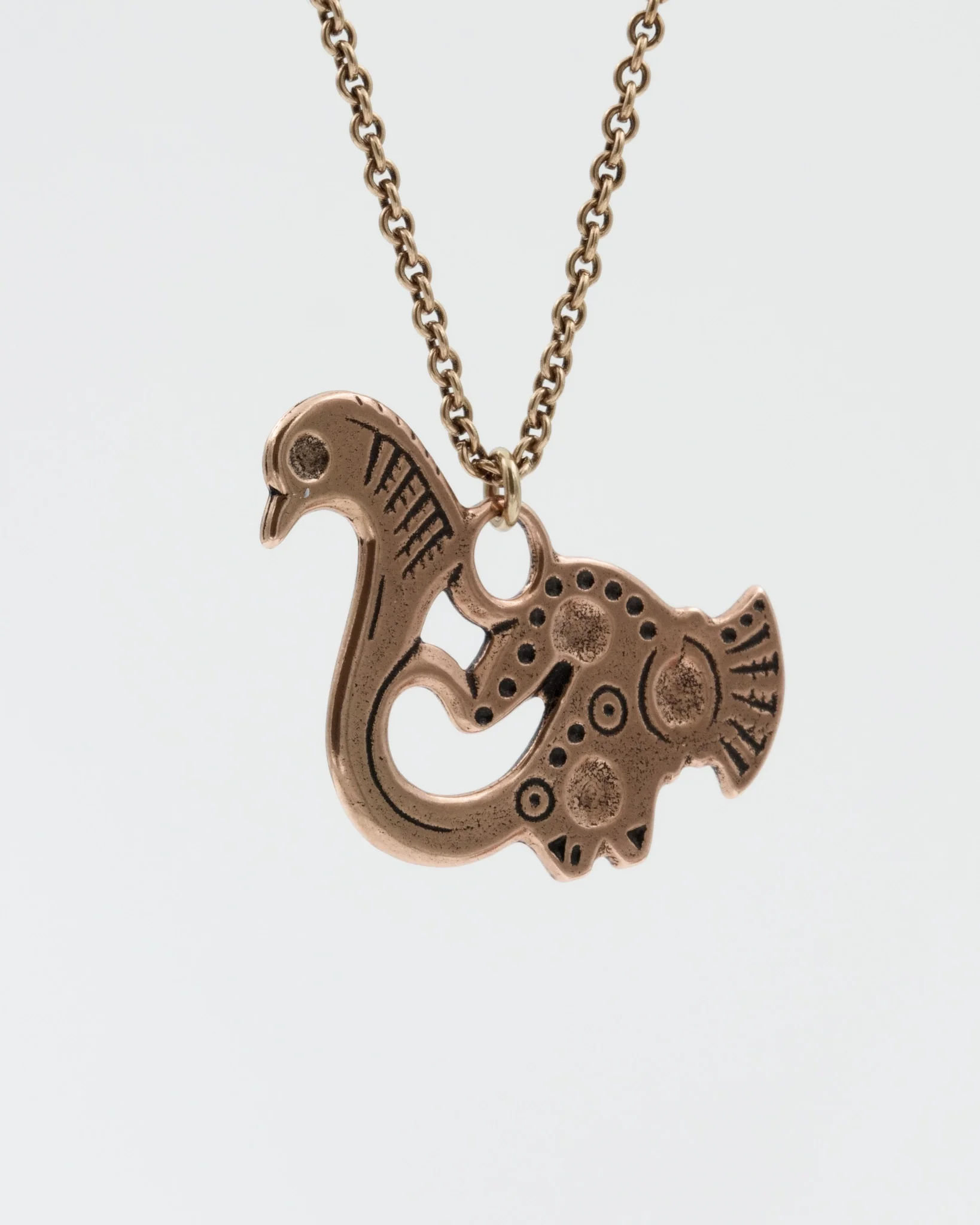 Kept Tampere bird pendant 70 cm bronze
