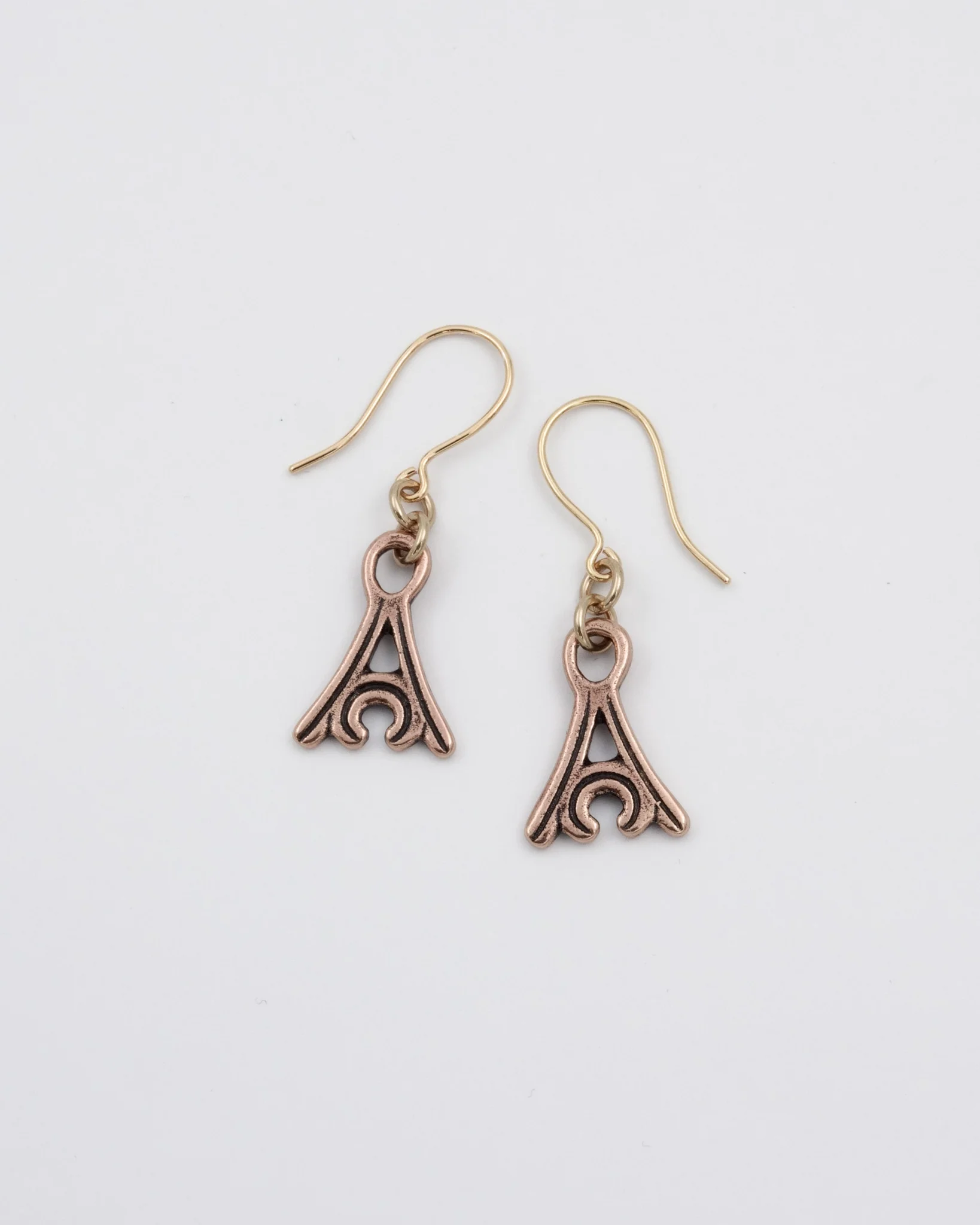 Kept Uhtuan sotka earrings hook bronze