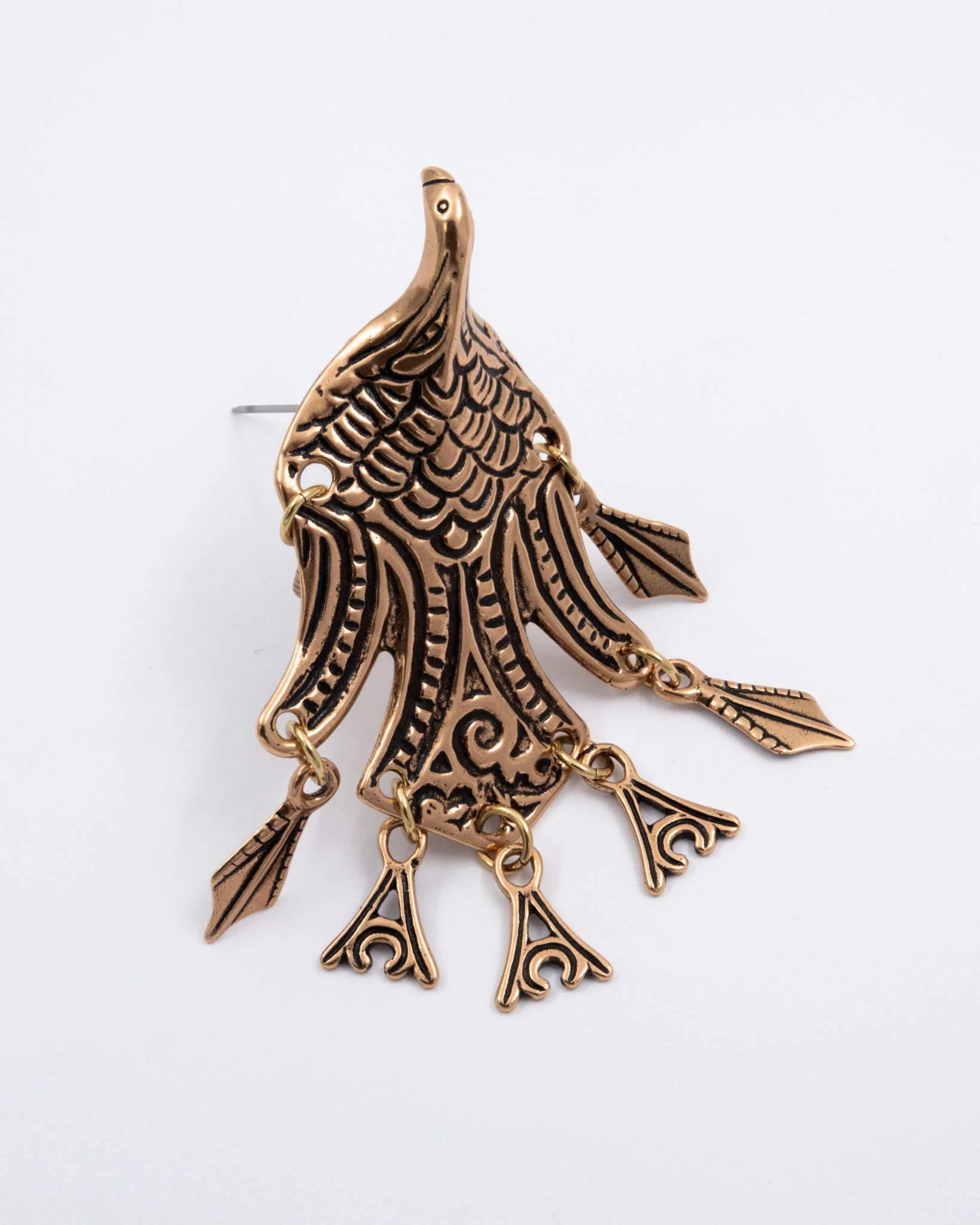 Kept Uhtuan sotka buckle pendant 85 cm bronze - Image 2