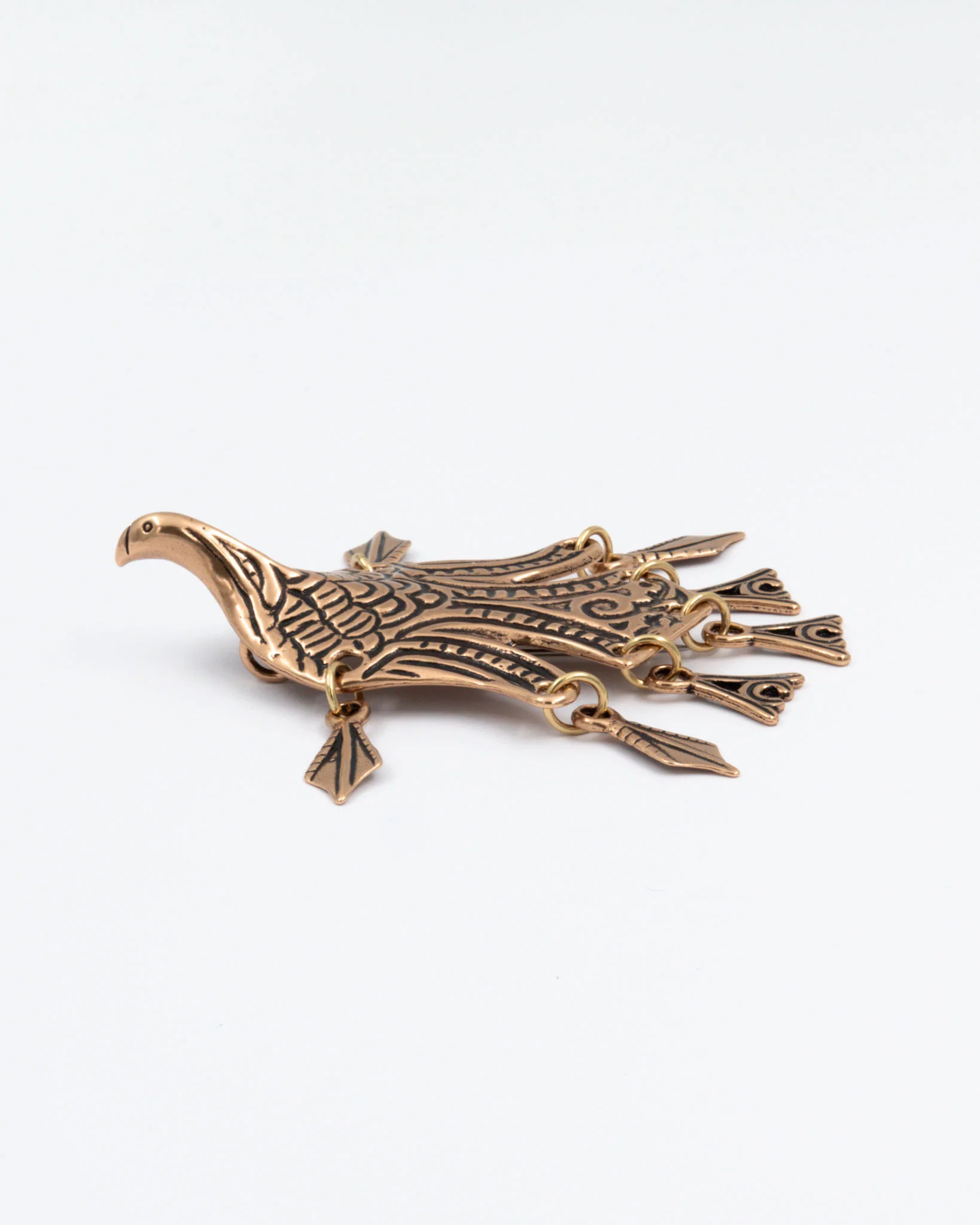 Kept Uhtuan sotka buckle pendant 85 cm bronze - Image 3