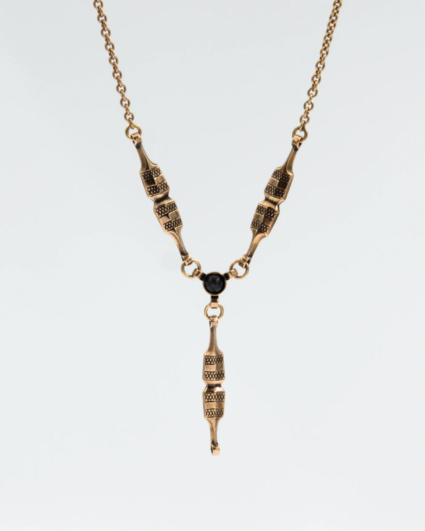 Preloved Kehrääjä necklace 45 cm bronze