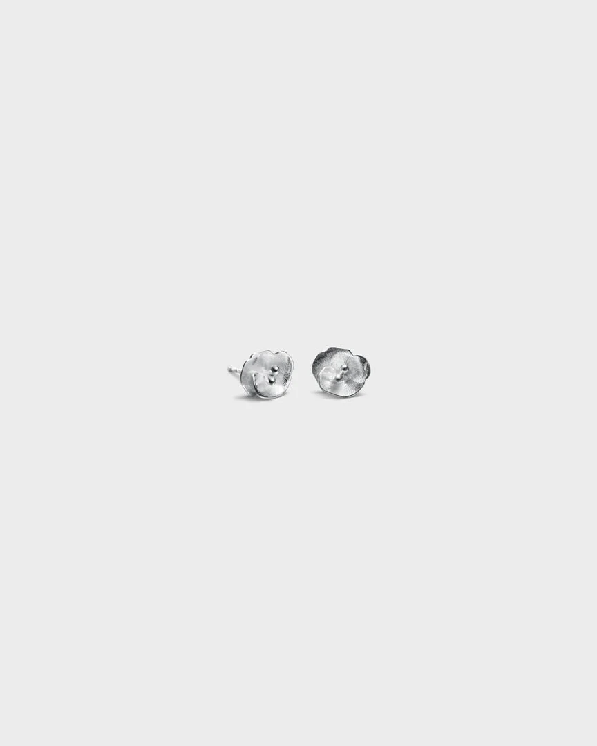 Summer Night Rose miniature earrings silver