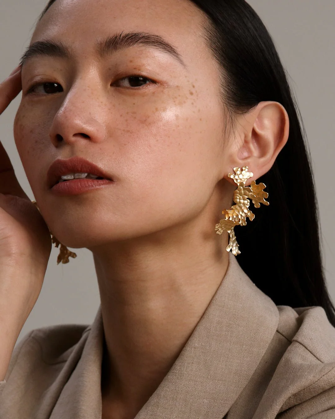 Tundra Earrings 2-piece bronze - Image 3