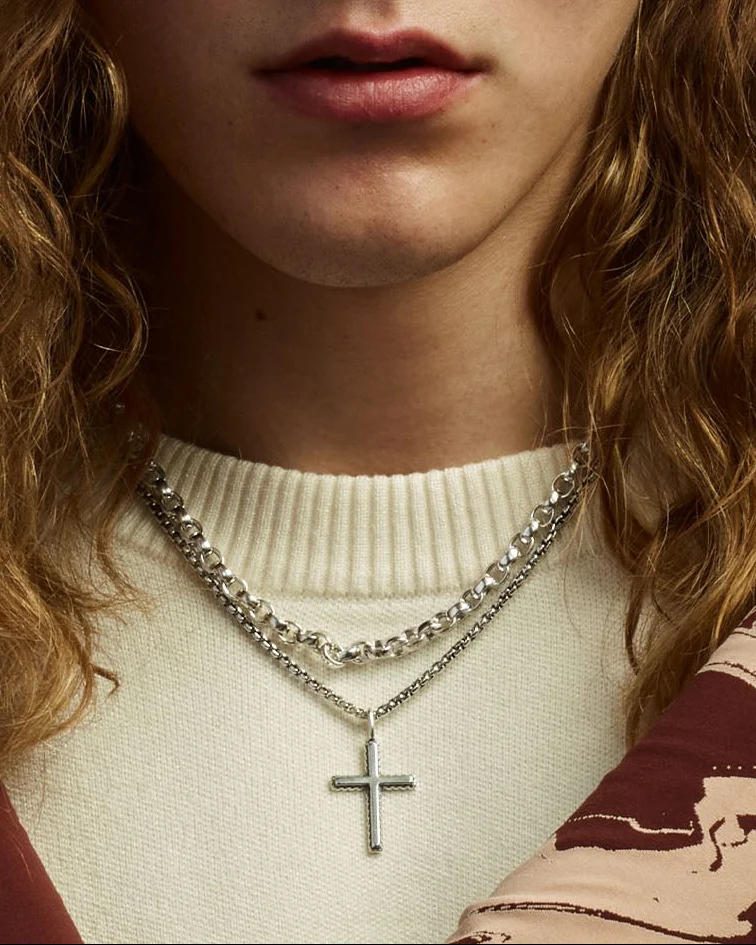 Väinö Cross Pendant silver - Image 3