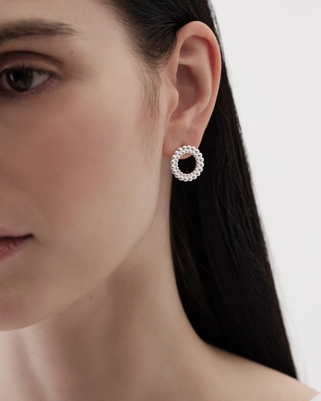Valoisa single stud earring large bronze - Image 2