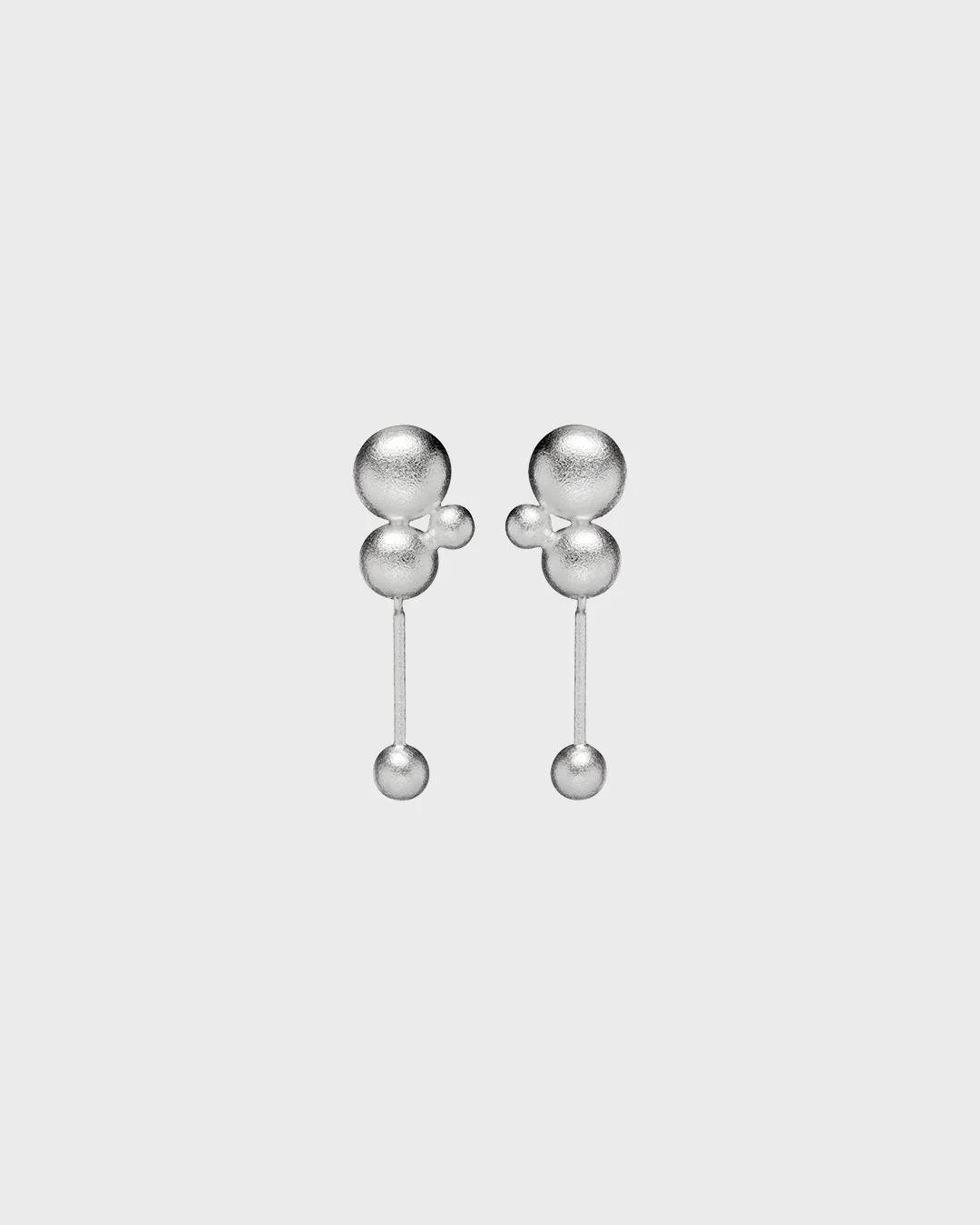 Winter Pearl Earrings silver